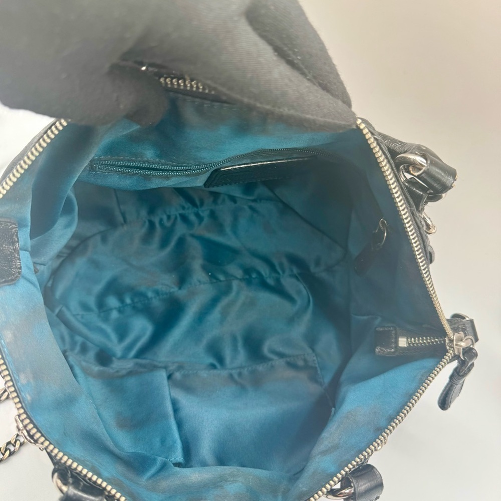 Coach Black Madison Satchel with Unbranded Chain Detail | Good Used Condition - Picture 14 of 14